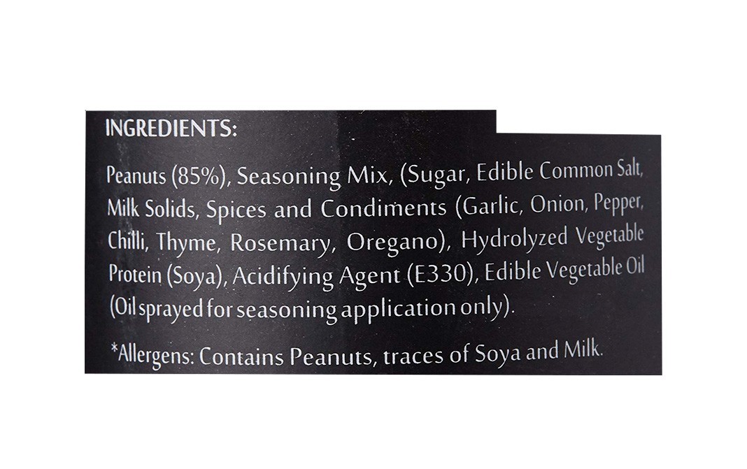 R'N'D Roasted Flavoured Peanuts, Green Olive 'N' Herbs   Jar  150 grams